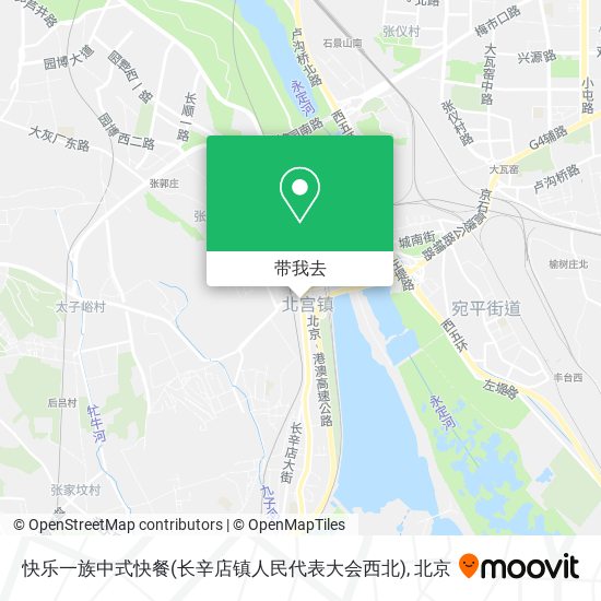 快乐一族中式快餐(长辛店镇人民代表大会西北)地图