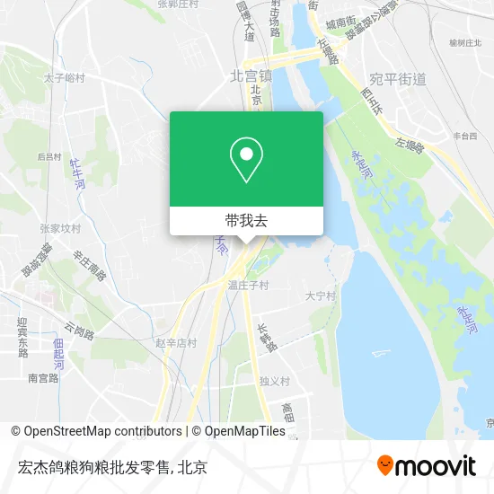 宏杰鸽粮狗粮批发零售地图