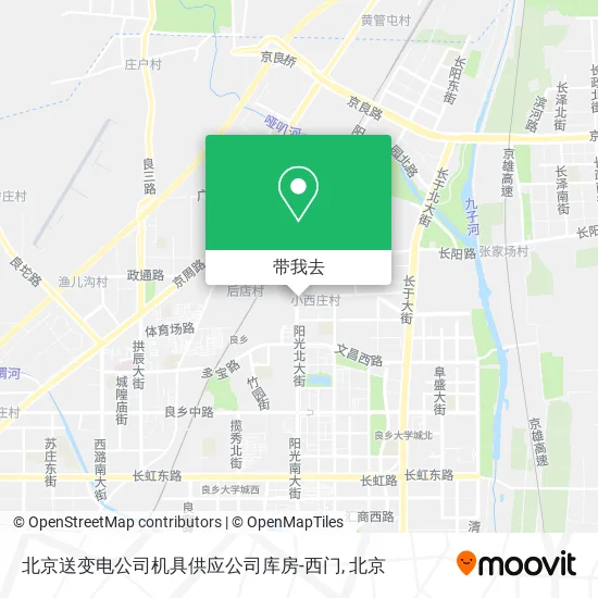 北京送变电公司机具供应公司库房-西门地图