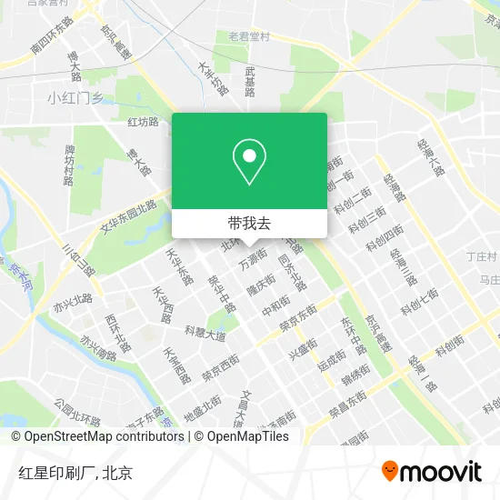 红星印刷厂地图