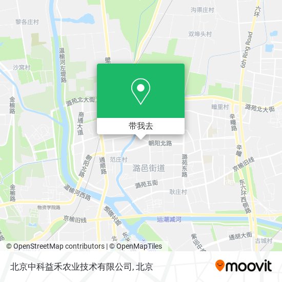 北京中科益禾农业技术有限公司地图