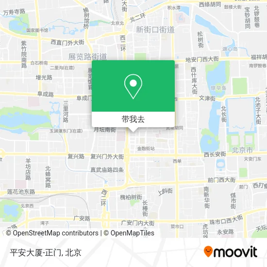 平安大厦-正门地图