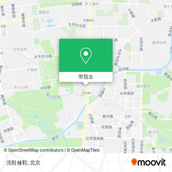 洗鞋修鞋地图