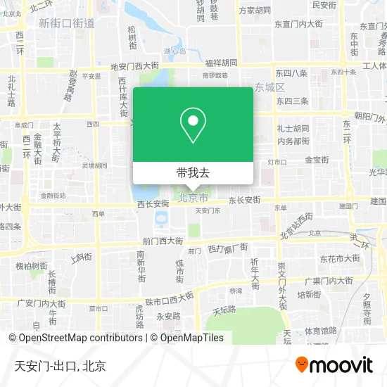 天安门-出口地图