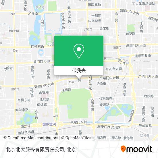 北京北大服务有限责任公司地图