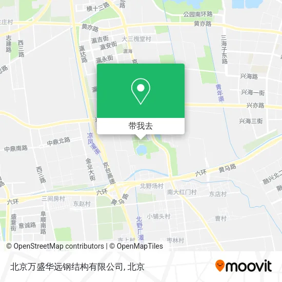 北京万盛华远钢结构有限公司地图