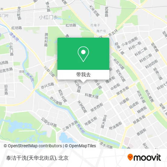泰洁干洗(天华北街店)地图