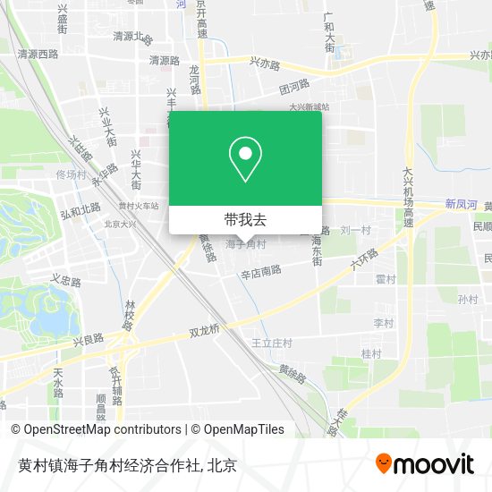 黄村镇海子角村经济合作社地图