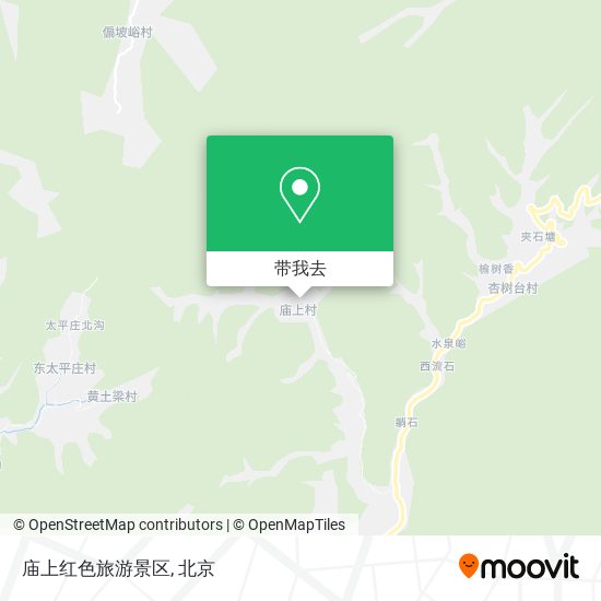 庙上红色旅游景区地图
