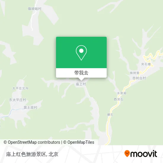 庙上红色旅游景区地图
