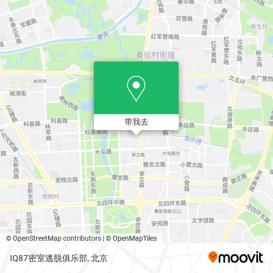 IQ87密室逃脱俱乐部地图