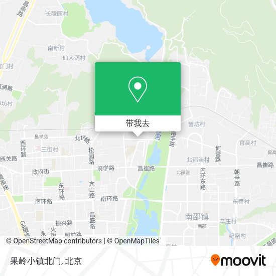 果岭小镇北门地图