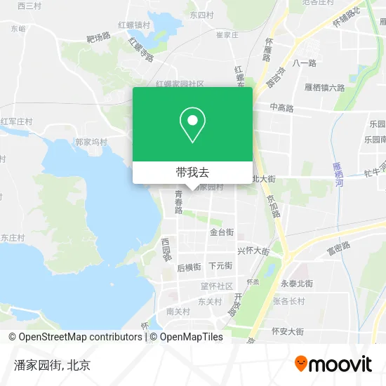 潘家园街地图
