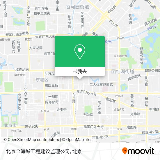 北京金海城工程建设监理公司地图