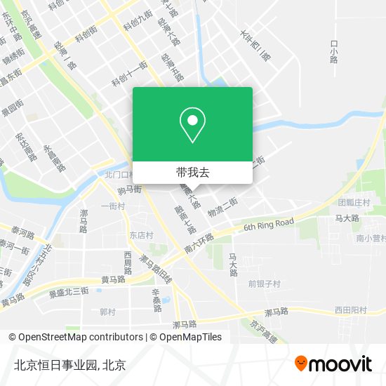 北京恒日事业园地图