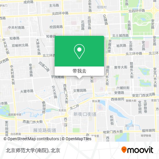 北京师范大学(南院)地图