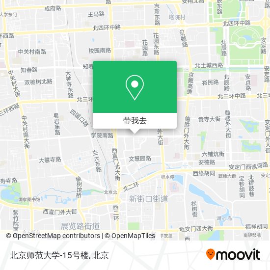 北京师范大学-15号楼地图