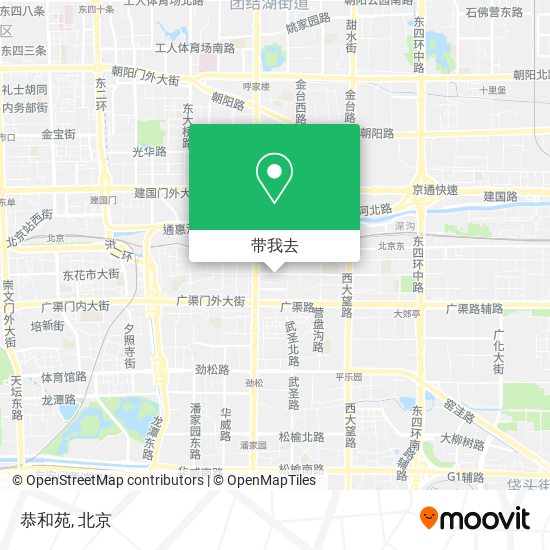 恭和苑地图