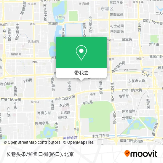 长巷头条/鲜鱼口街(路口)地图