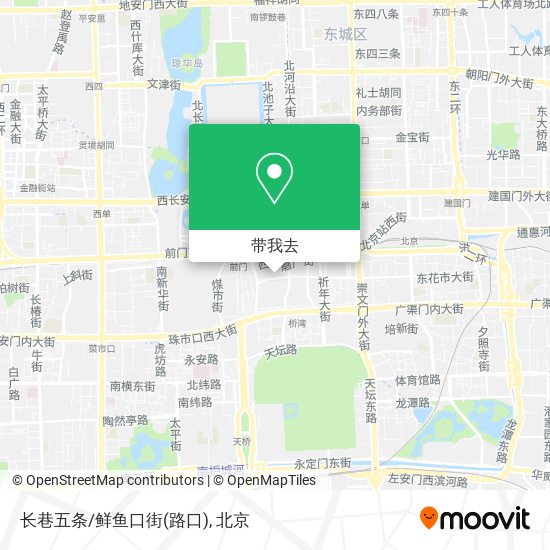 长巷五条/鲜鱼口街(路口)地图