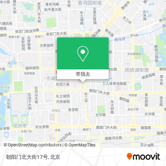 朝阳门北大街17号地图