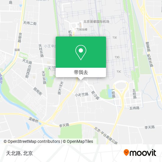 天北路地图