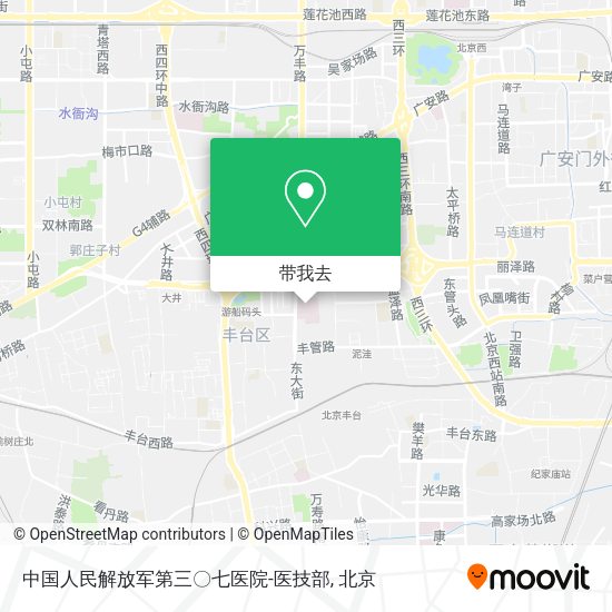 中国人民解放军第三〇七医院-医技部地图