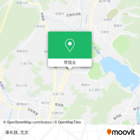康长路地图