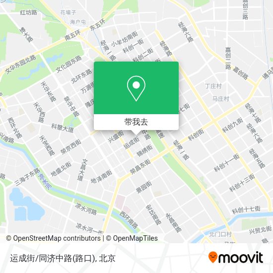 运成街/同济中路(路口)地图