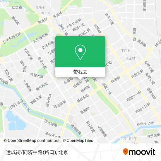 运成街/同济中路(路口)地图