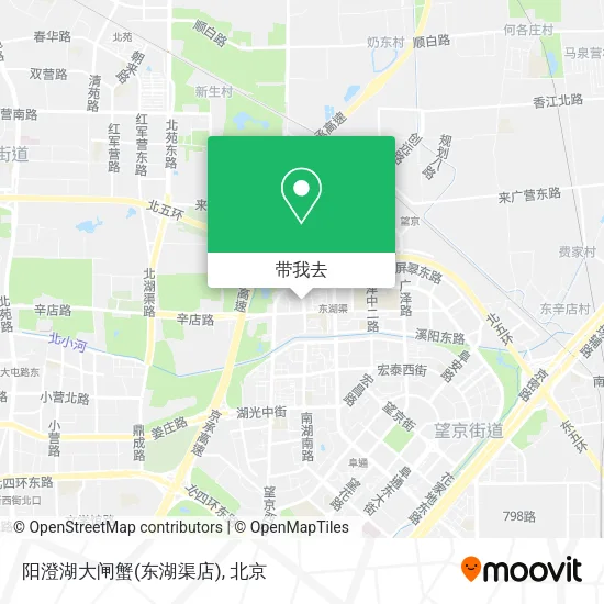 阳澄湖大闸蟹(东湖渠店)地图