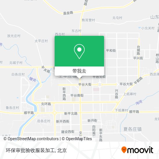 环保审批验收服装加工地图