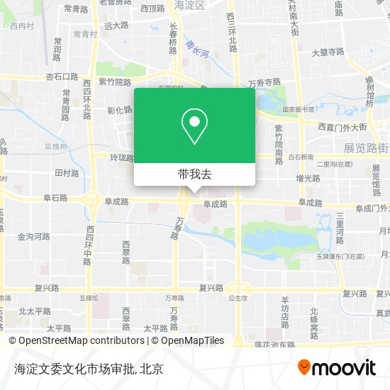 海淀文委文化市场审批地图