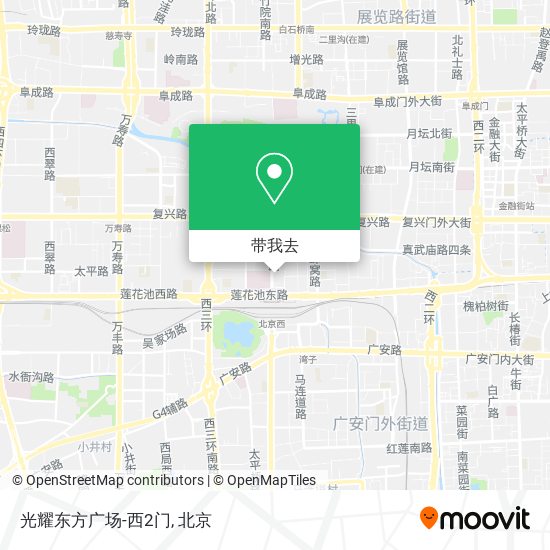 光耀东方广场-西2门地图
