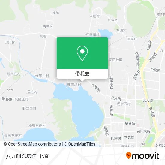 八九间东塔院地图