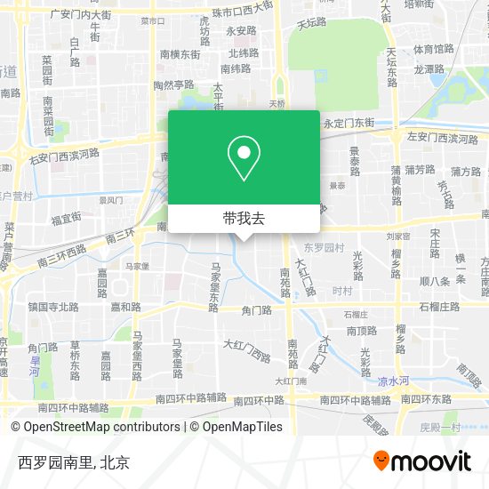 西罗园南里地图