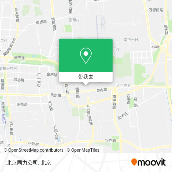 北京同力公司地图