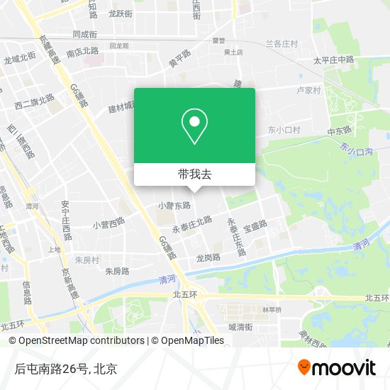 后屯南路26号地图