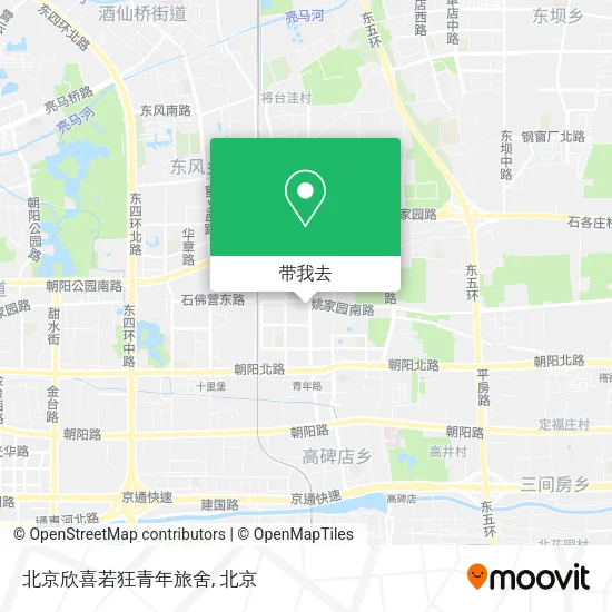 北京欣喜若狂青年旅舍地图