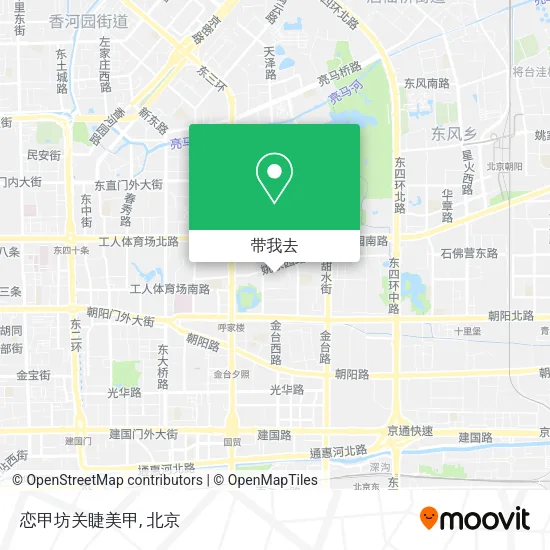 恋甲坊关睫美甲地图