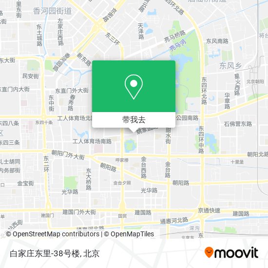 白家庄东里-38号楼地图