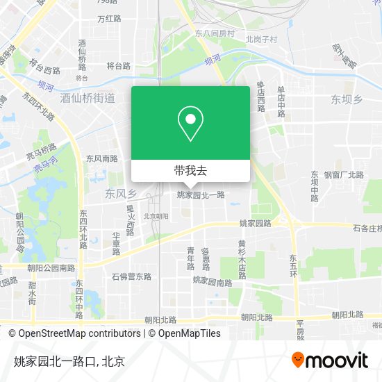 姚家园北一路口地图