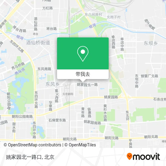 姚家园北一路口地图
