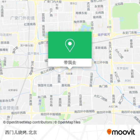 西门儿烧烤地图