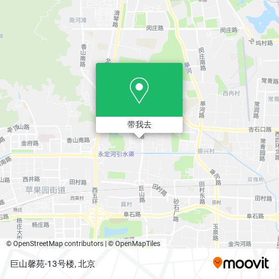 巨山馨苑-13号楼地图