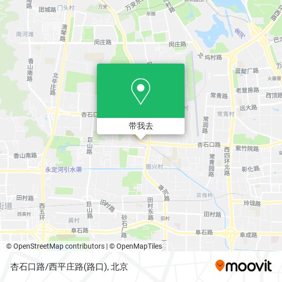 杏石口路/西平庄路(路口)地图