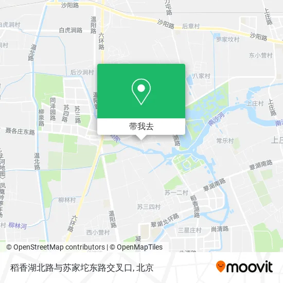 稻香湖北路与苏家坨东路交叉口地图