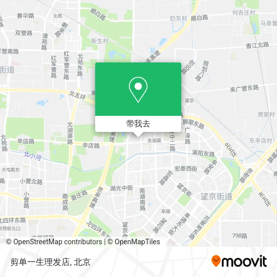 剪单一生理发店地图