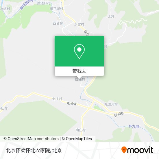 北京怀柔怀北农家院地图