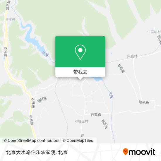 北京大水峪伯乐农家院地图